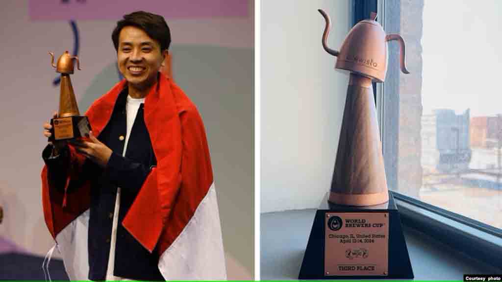 Ryan Wibawa, juara 3 kompetisi penyeduh kopi terbaik dunia, World Brewers Cup 2024 (dok: Tony Pramana, Ryan Wibawa)