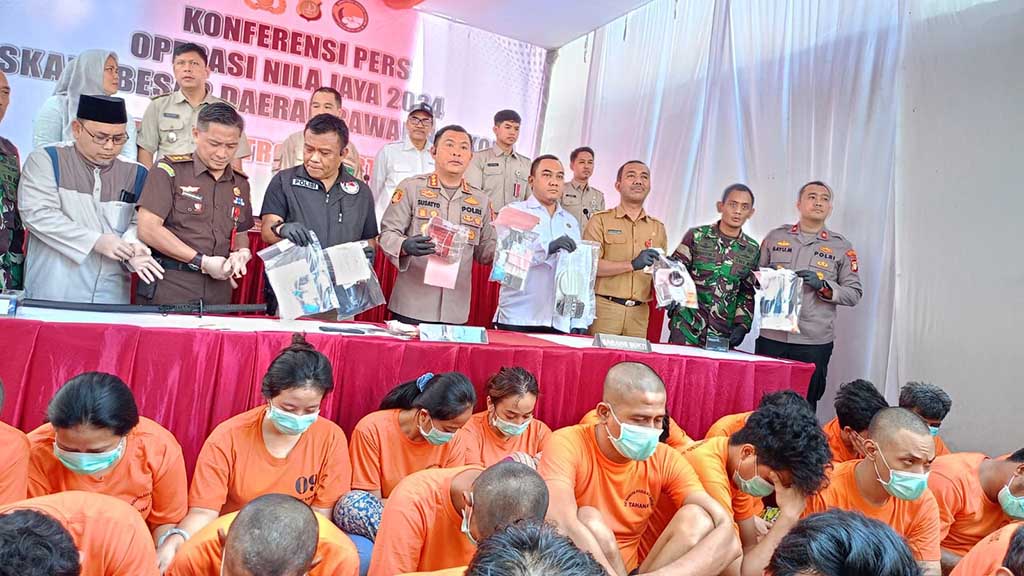 Kapolres Metro Jakarta Pusat, Kombes Pol Susatyo Purnomo Condro, pada konferensi pers di Jakarta Pusat, Senin (15/7/2024)