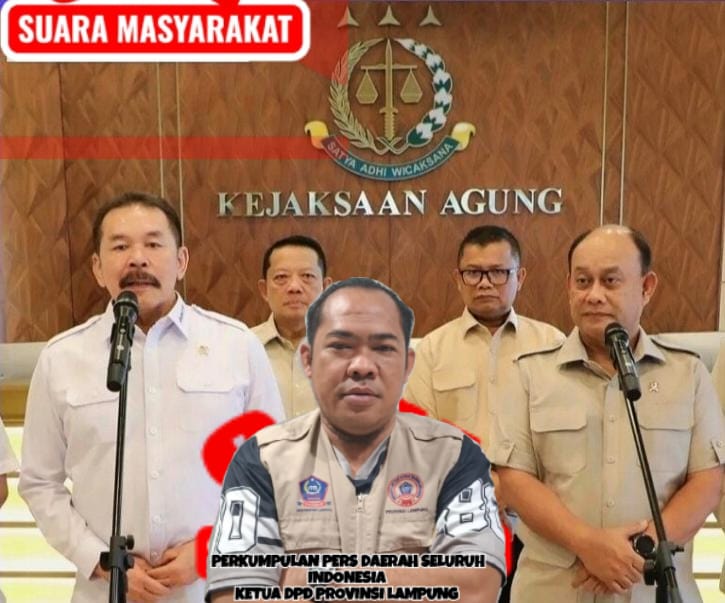 Seruan Dari PPDI Lampung, Apresiasi Jaksa Agung Bongkar Lumbung Korupsi BGN